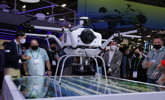 DMI의 수소 멀티콥터 드론. <두산그룹 제공>